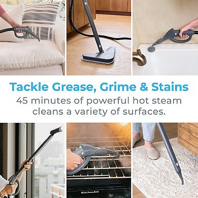 Pure Enrichment PureClean Multi-Purpose Rolling Steam Cleaner