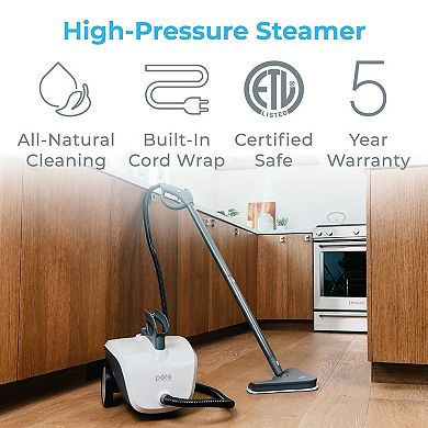 Pure Enrichment PureClean Multi-Purpose Rolling Steam Cleaner