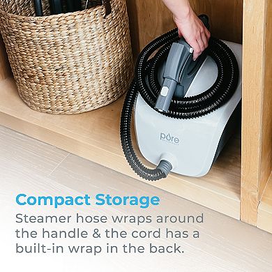 Pure Enrichment PureClean Multi-Purpose Rolling Steam Cleaner