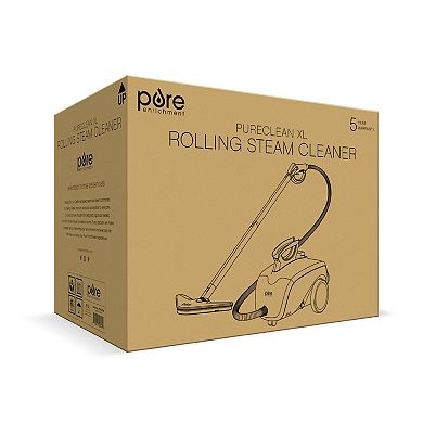 Pure Enrichment PureClean Multi-Purpose Rolling Steam Cleaner