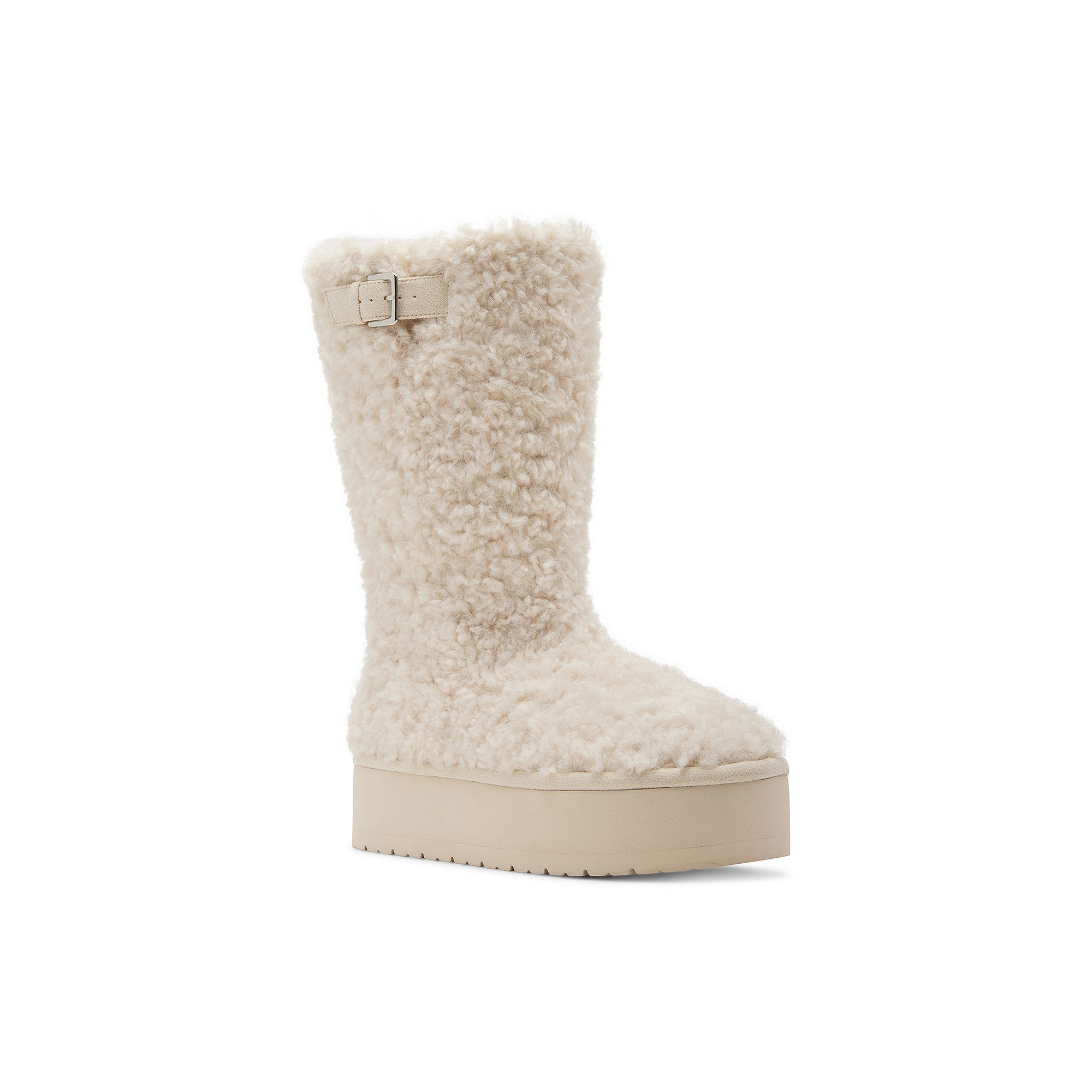 madden girl Eclipse Womens Mid-Calf Boots, Size: 5.5, Natural