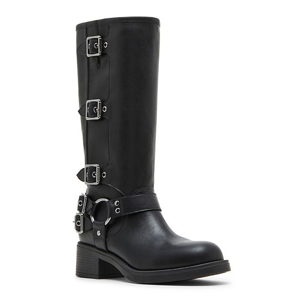 madden girl Clara Women s Tall Buckle Boots