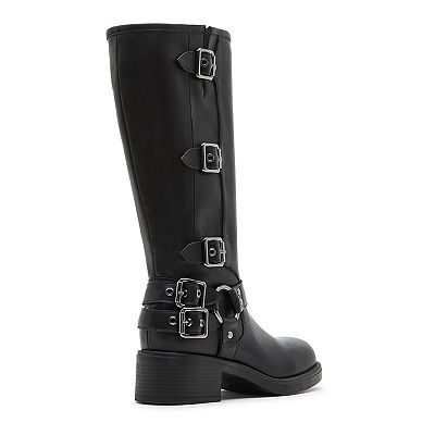 madden girl Clara Women's Tall Buckle Boots