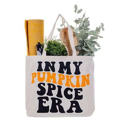 Fall Themed Canvas Tote Bag