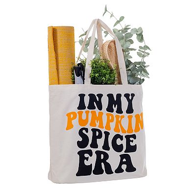Fall Themed Canvas Tote Bag