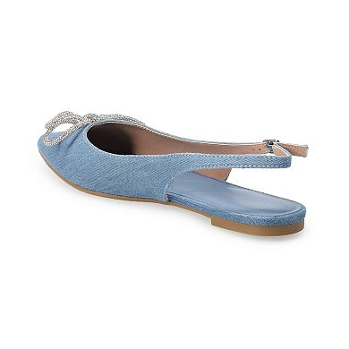 BCBGeneration Kristin Women's Pointed Toe Slingback Flats