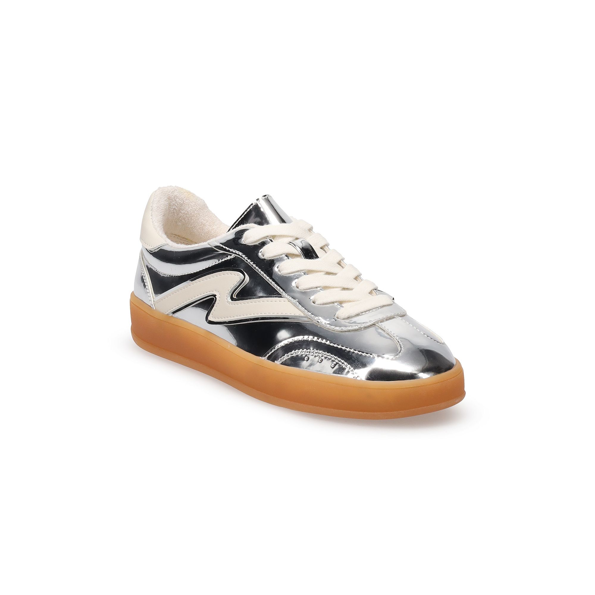 madden girl Giia Womens Sneakers, Size: 5, Silver