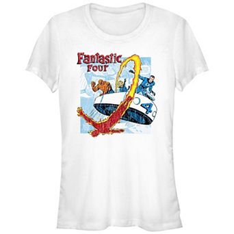 Juniors' Fantastic Four Vintage Poster Graphic Tee