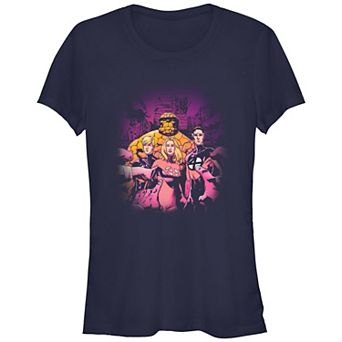 Juniors' Fantastic Four Blame Games Graphic Tee