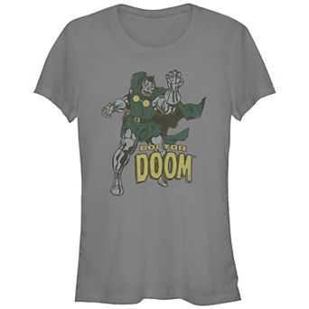 Juniors' Fantastic Four Doctor Doom Poster Graphic Tee