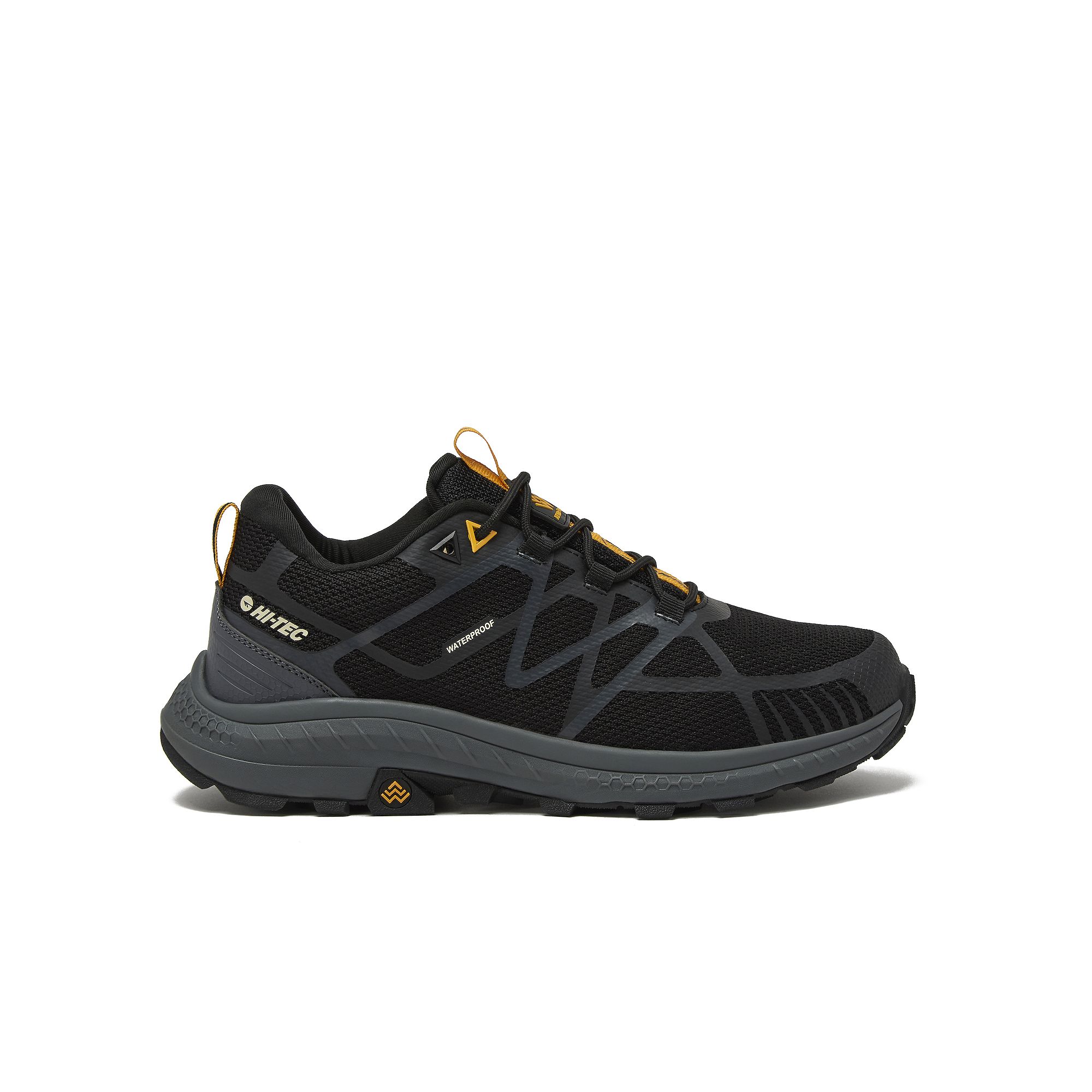 Hi-Tec AWW Mauna Mens Hiking Shoes, Size: 8, Black