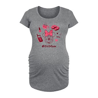 Disney's Minnie Mouse Maternity Girl Mom Graphic Tee