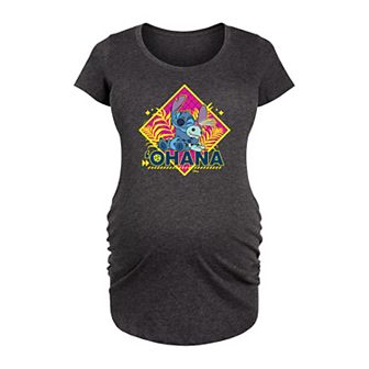 Disney's Lilo & Stitch Maternity Ohana Graphic Tee