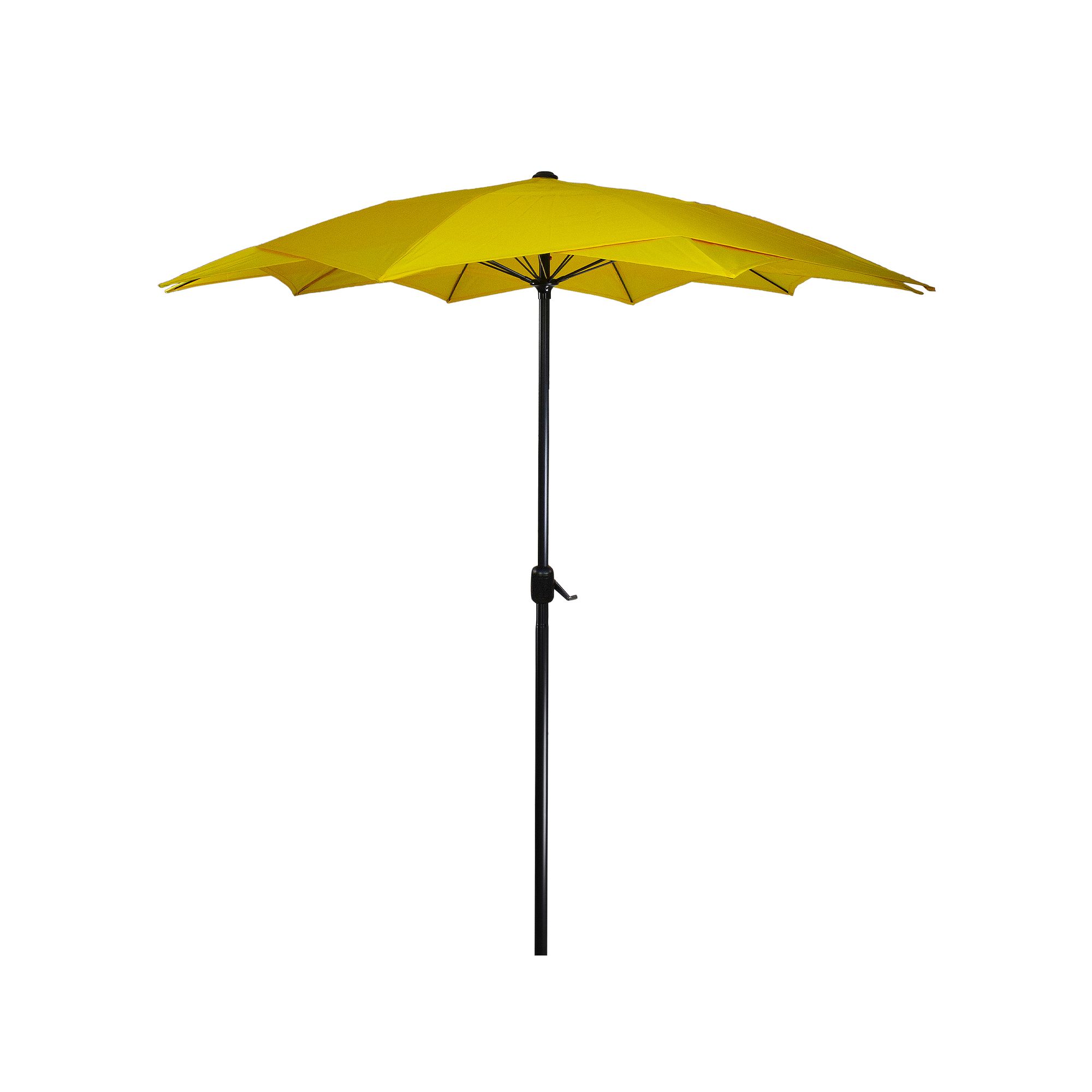 Northlight 8.5-ft. Outdoor Patio Lotus Umbrella, Yellow