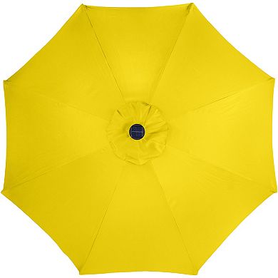 Northlight 9-ft. Solar Lighted Outdoor Patio Market Umbrella