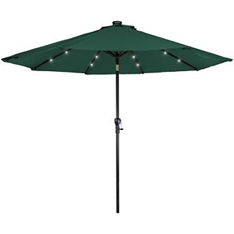 Northlight 9-ft. Solar Lighted Outdoor Patio Market Umbrella