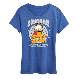 Plus Garfield Aquarius Graphic Tee