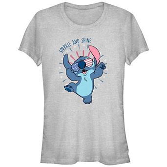 Disney's Lilo & Stitch Juniors' Sparkle And Shine Graphic Tee