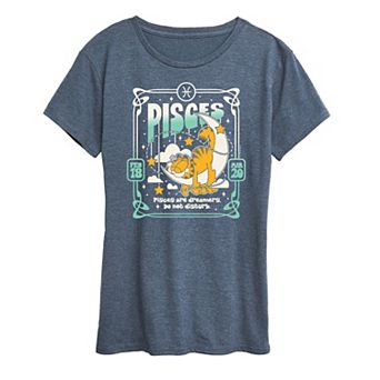Plus Garfield Pisces Graphic Tee