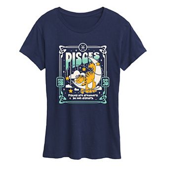 Plus Garfield Pisces Graphic Tee