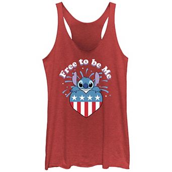 Disney's Lilo & Stitch Juniors' Free To Be Me Graphic Racerback Tank