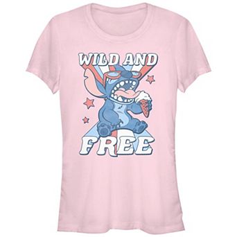 Disney's Lilo & Stitch Juniors' Wild And Free Graphic Tee