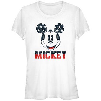 Disney's Mickey Mouse Juniors' Americana Style Graphic Tee