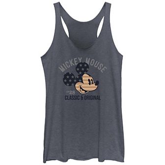 Disney's Mickey Mouse Juniors' Stars And Stripes Graphic Racerback Tank