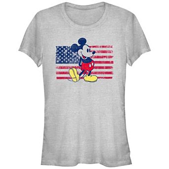 Disney's Mickey Mouse Juniors' USA Flag Graphic Tee