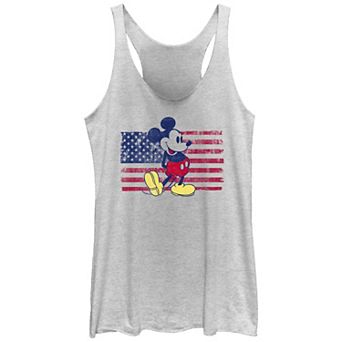 Disney's Mickey Mouse Juniors' USA Flag Graphic Racerback Tank