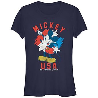Disney's Mickey Mouse Juniors' USA American Classic Graphic Tee