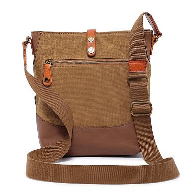 Tsd Brand Redwood Canvas Crossbody