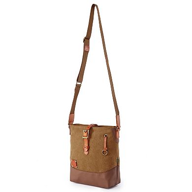 Tsd Brand Redwood Canvas Crossbody