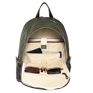 Tsd Brand Urban Light Coated Canvas Backpack
