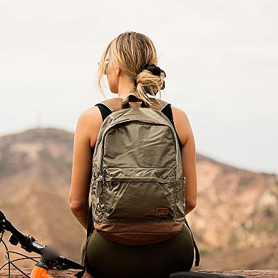 Tsd Brand Urban Light Coated Canvas Backpack