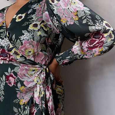 Plus Size LC Lauren Conrad Long Wrap Maxi Dress