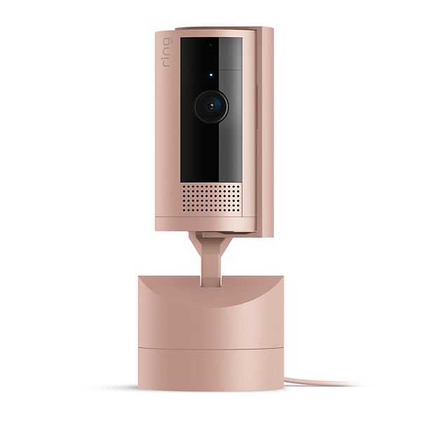 Ring Pan-Tilt Indoor Cam with 360&#176; Horizontal Pan Coverage, Live View, Two-Way Talk, HD Video - Blush