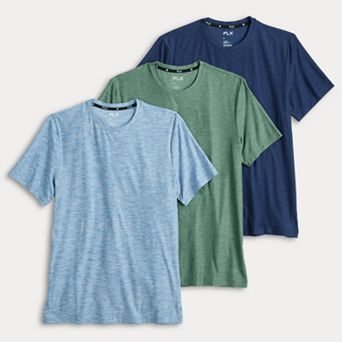 Men's FLX Wander 3 pk Performance Short Sleeve T-Shirts