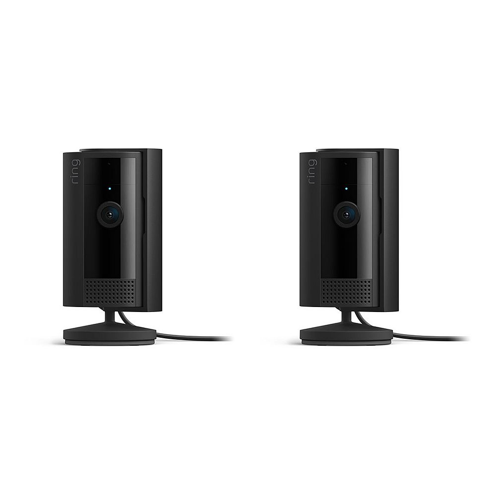 Ring Indoor Home Security Camera, Black 2-Pack