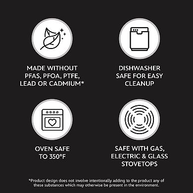 Farberware Disney 9.5-in. Monochrome Ceramic Nonstick Fry Pan