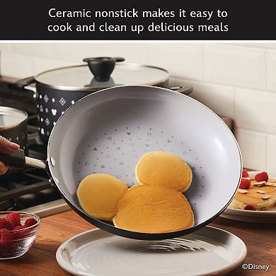 Farberware Disney 11-In. Monochrome Ceramic Nonstick Fry Pan
