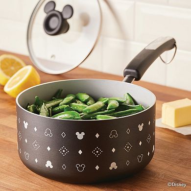 Farberware Disney 2-qt. Monochrome Ceramic Nonstick Saucepan with Lid