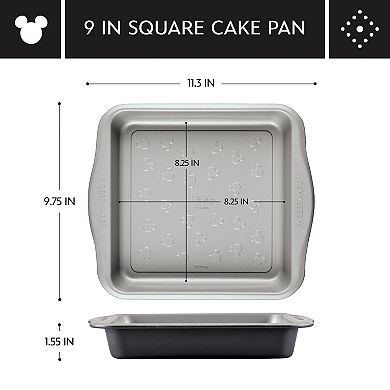 Farberware Disney Bake with Mickey Mouse Nonstick 9-in. Square Cake Pan