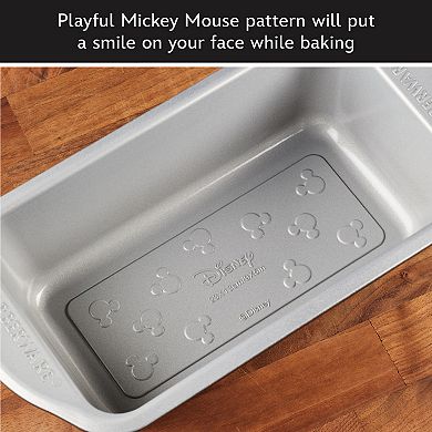 Farberware Disney Bake with Mickey Mouse Nonstick 9" x 5" Loaf Pan