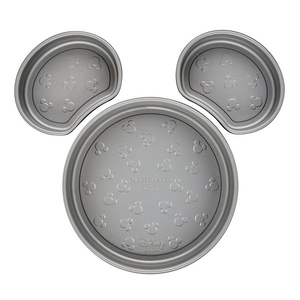 Farberware Disney Bake with Mickey Mouse 3piece Nonstick Mickey Head