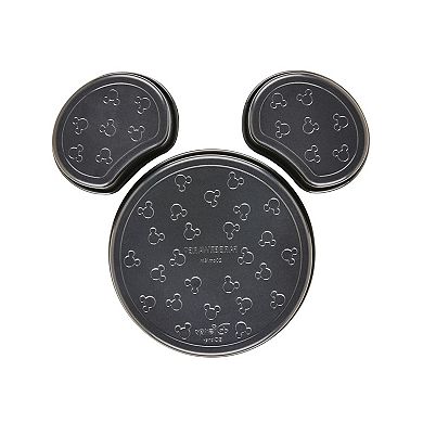 Farberware Disney Bake with Mickey Mouse 3-piece Nonstick Mickey Head Cake Pan Set