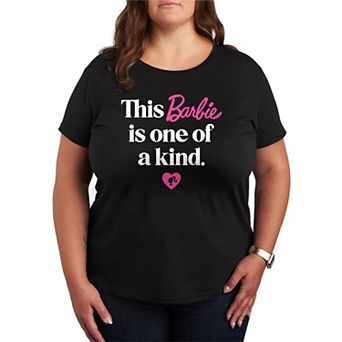 Plus Size Barbie One Of A Kind Short Sleeve Graphic Tee