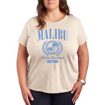 Plus Size Barbie Malibu Short Sleeve Graphic Tee