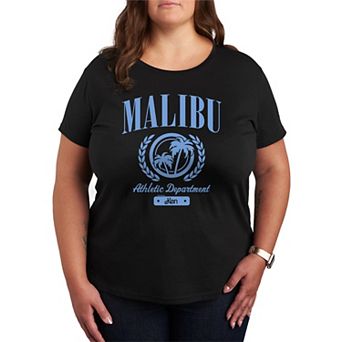 Plus Size Barbie Malibu Short Sleeve Graphic Tee
