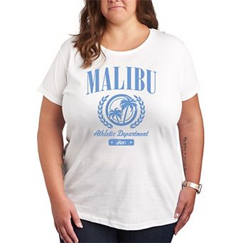 Plus Size Barbie Malibu Short Sleeve Graphic Tee